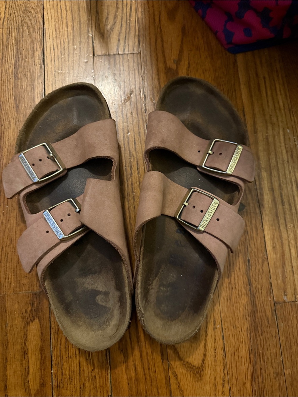 Birkenstock Arizona Sandals in Big Buckle in Blush